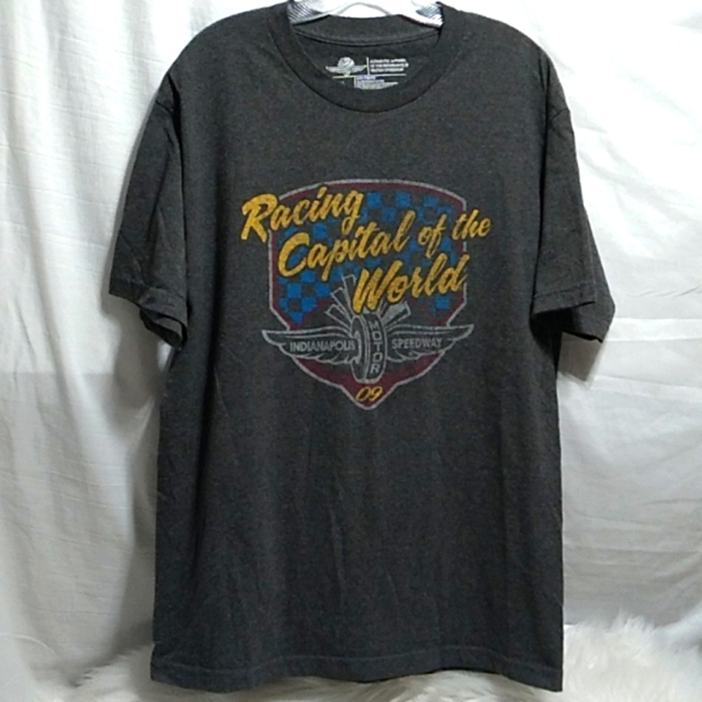 (BX26) SALE! NWOT Racing Capitol Of The World Indianapolis Motor Speedway Tee